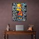 Картина Барт на чорному тлі з написами на полотні 11988 фото 4