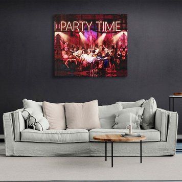 Картина Party Time на холсте 11646 фото