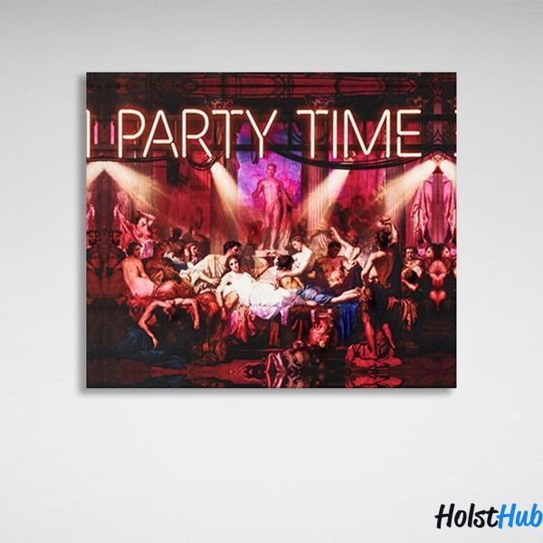 Картина Party Time на холсте 11646 фото