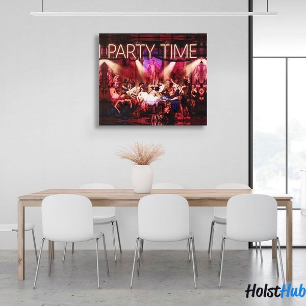 Картина Party Time на холсте 11646 фото