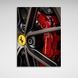 Картина машина колесо Ferrari на полотні 12134 фото 2