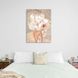 Картина Девушка с цветами на голове в нюдовых тонах на холсте 10635 фото 5