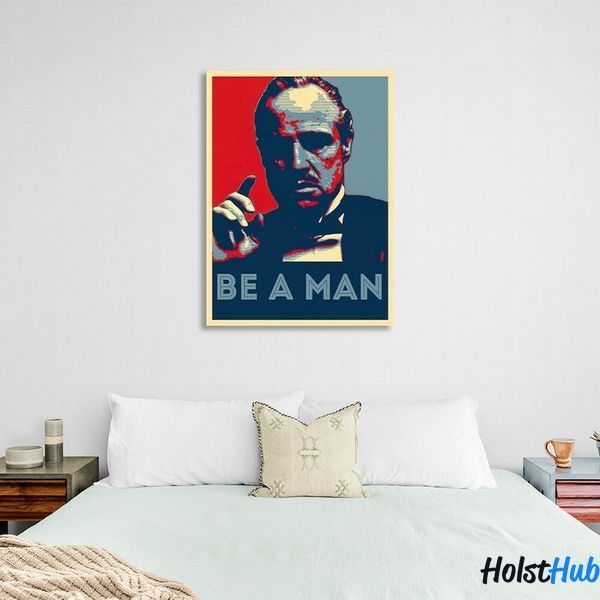 Картина Хрещений батько Godfather Be a man на полотні 10512 фото