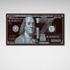 Картина 100 долларов черные платиновые Platinum Franklin на холсте 12147 фото 2