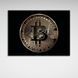 Картина Золота монета Bitcoin на чорному фоні на полотні 11586 фото 2
