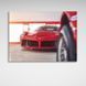 Картина красный Ferrari на холсте 11668 фото 2