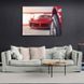 Картина красный Ferrari на холсте 11668 фото 1