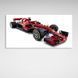 Картина машина Гоночний болід Ferrari SF71H на полотні 12128 фото 2